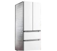 Cubierta para refrigerador y congelador, protector solar de aluminio aislado para congelador de hielo, 170 x 100 cm / 66.9x39.4in, protector térmico duradero
