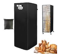 Cubierta para rejilla para bollos | Suministros para el hogar impermeables a prueba de polvo con cremallera | Cubierta para estante de panaderos, para cocinas caseras, invierno, verano, diario, interi