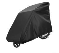 Cubierta para remolque de bicicleta Oxford 210D, protección contra la lluvia para remolques de perros y niños, se adapta a 55 x 39 x 33 pulgadas