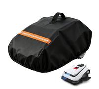 Cubierta para Robot Cortacésped para Gardena Smart Sileno sense 400 | Protector Exterior Resistente al Clima Impermeable Antipolvo Tira Reflectante Asa Práctica Accesorios de Jardín Confiables