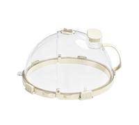 Cubierta para salpicaduras de microondas para alimentos | Cubierta de plato de microondas transparente resistente al calor anti salpicaduras con ventilación de vapor | Reusable Food Heating Miembro
