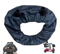 Cubierta para scooter de movilidad, cubierta de panel de control de PVC transparente con puños elásticos, protección contra la lluvia y el clima para accesorios de scooter de movilidad, esencial pa