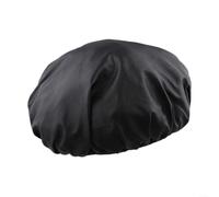 Cubierta para sillín de bicicleta eléctrica de piel sintética suave, protector contra el polvo para asiento delantero y trasero, 32 x 15 cm, color negro (A)