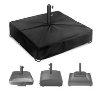 Cubierta Para Sombrilla De Patio - Base Para Soporte Para Sombrilla | Funda Impermeable Para Base De Sombrila, Cubierta De Tela Oxford 600D, Resistente A Los Rayos UV Y Al Polvo, Tamaños S-XL, Tolera