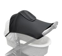 Cubierta para sombrilla para cochecito: diseño bidireccional de alta vista, toldo universal a prueba de lluvia con protección UV, accesorio para el sol para bebé y transpirable | Escudo climát