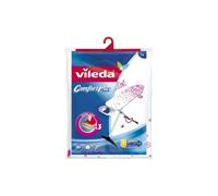 Vileda Funda para Tabla de Planchar Comfort Plus, Tamaño Universal, Más Larga como Nueva, Ajustable a Tablas de 30 x 45cm de Ancho; 110-130cm de Largo, Fácil de Instalar