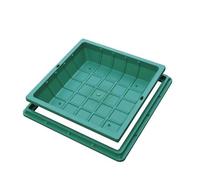 Cubierta para tanque de drenaje, tapa de acceso de alcantarillado de resina para césped, jardín y paisaje, resistente a la intemperie, ideal para patio y sistemas de drenaje