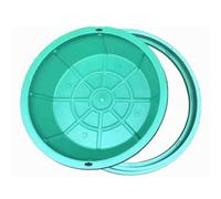 Cubierta para tanque séptico de resina invisible, tapa hundida para jardín, protección eficaz del eje de aguas residuales, resistente a la intemperie y diseño duradero