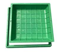 Cubierta para tanque séptico, plástico extraíble, diseño empotrado para plantar césped, cubierta de acceso decorativa para solución invisible de lavabo de aguas residuales