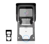 Cubierta Para Timbre De Puerta - Protectora Impermeable Antideslumbrante | Protector De Timbre Con Vídeo Resistente A La Lluvia Y El Sol Para Entrada Al Aire Libre, Protección De Montaje En Pare