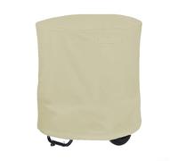 Cubierta para todas las estaciones para trituradora de madera y dispositivos de trituradora de hojas, resiste los rayos UV, la suciedad y los desechos ambientales (beige)