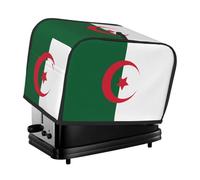 Cubierta para tostadora de 2 rebanadas con la bandera de Argelia, a prueba de polvo, resistente al aceite, protege pequeños electrodomésticos de cocina