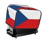 Cubierta para tostadora de 2 rebanadas con la bandera de la República Checa, a prueba de polvo, resistente al aceite, protege pequeños electrodomésticos de cocina
