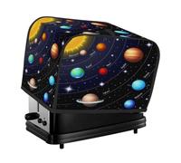 Cubierta para tostadora de 2 rebanadas, universo, galaxia, sistema solar, planeta, pequeño electrodoméstico, tostadora, cubierta antipolvo para regalos de cocina