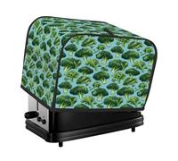 Cubierta para tostadora de 4 rebanadas de vegetales verdes, brócoli para pequeños electrodomésticos, tostadora, cubierta antipolvo para regalos de cocina