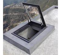 Cubierta para tragaluz de ventilación para escotilla de techo, escotilla de acceso al aire libre para áticos, protección contra granizo, duradera de 22 x 22, 24 x 24, 25 x 25 pulgadas, protección