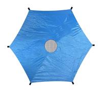 Cubierta para trampolín, Cubierta para trampolín Apta para 14 pies con 6 Postes, Pantalla de Tela Oxford Anti-UV con claraboya de Malla, toldo fácil de Instalar para Uso Diario