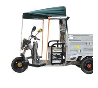 Cubierta para triciclo con tiras de advertencia de seguridad, protección para todas las estaciones, a prueba de lluvia, sol y nieve para triciclos adultos