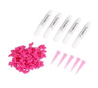 Cubierta para Uñas de Gato, Tapa de Garra de PVC Suave y Duradera para el Cuidado de Mascotas y Protección contra Arañazos, Adecuada para Gatos, 100 Unidades, Rosa, Rojo, Azul Cielo, XS-L (S)