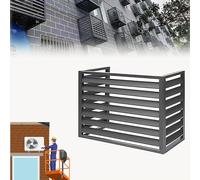 Cubierta para unidad de aire acondicionado al aire libre, protector de aluminio para mejorar la estética y reducir el ruido, ideal para proteger el aire acondicionado al aire libre y resistir el clima