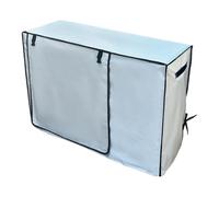 Cubierta para unidad de CA: protector impermeable y transpirable de 120 x 60 cm, material duradero y resistente a la intemperie, protección solar, panel de bloqueo de hojas y polvo, pr