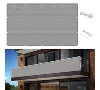 Cubierta para Valla de privacidad Exterior para balcón, 70x950cm - Lona Opaca Resistente a los Rayos UV para una fácil instalación en barandillas de Apartamentos, Sombra para jardín, Color g
