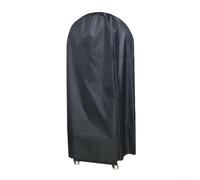 Cubierta para ventilador de nebulización, tela Oxford 210D, protector impermeable para ventiladores de pie, protector contra el polvo negro con ajuste personalizado, 60 x 28 x 155 cm