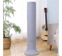 Cubierta para ventilador de torre, cubierta de poliéster elástica de punto para ventiladores de interior de 90-125 cm, funda protectora de cobertura completa con borde inferior reforzado (gris S)