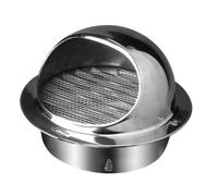 Cubierta para ventilador extractor 304 Stainless Steel Round Air Vent Cover For Wall Dryer Outlet Home Industrial 120mm/4.72in