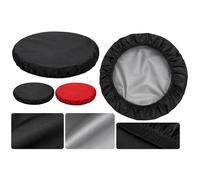 Cubierta para ventosa y elevador de cristal, impermeable, de poliéster, con goma elástica, protección contra rayos UV y contra la intemperie, S - XL (6, rojo, XL, diámetro 38 - 40 cm, 53 x 53 cm)