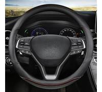 Cubierta para Volante De Coche, Accesorios para Automóvil, 37, 38cm, 15 ", para Accord Amaze Brio City Grace Fit Jazz Insight Inspire Legend(Coffee)
