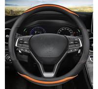 Cubierta para Volante De Coche, Accesorios para Automóvil, 37, 38cm, 15 ", para Accord Amaze Brio City Grace Fit Jazz Insight Inspire Legend(Orage)