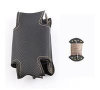 Cubierta Para Volante De Coche, Trenzada Para Dedicada Para Toyota Para Prius 2009-2015 Para Aqua 2014 2015(Beige thread)