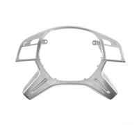 Cubierta para volante de plástico plateado, OEM A0994640513, para Mercedes Clase C W204 Clase E W212 ML GLS G Wagon W166 W463 Pieza de repuesto interior ajuste directo