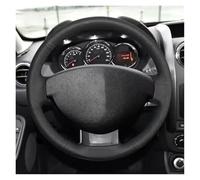 Cubierta para Volante Embellecedor Volante Resistente Al Desgaste para Dacia para Duster 2010-2016 para Dokker para Lodgy 2012-2016 para Logan Y para Sandero