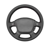 Cubierta para Volante para Civic EJ EJ1 EJ2 EG EG6 EG9 del Sol para Integra 1992-2001 Protector Negro De Cuero Sintético para Volante Coche Funda Volante Anti Deslizante(Rojo)