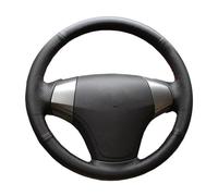 Cubierta para Volante para Hyundai para Elantra 2008-2010 Cosido A Mano De Microfibra Auto Wrap Anti-arañazos Protector para Volante Coche Funda Volante Anti Deslizante(B-Red)