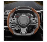 Cubierta para Volante para Subaru para Fit para Forester SH para Impreza para Levorg para Cubre para Volante Auto Funda Gamuza A Presión