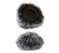 Cubierta Parabrisas 2pcs/Set para Newmine MC80 Lavalier Micrófonos Wantedshield Furs Artificial Screen Manga Furry Mic Mic Wingshield Housing