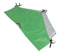 Cubierta Parasol para Cama Elástica Redonda de Jardín, Verde | Oxford con Bordes Reforzados y Correas Preinstaladas, Reduce Reflejos, Mantiene Temperatura Agradable en Patio
