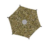 Cubierta parasol para trampolín | Cubierta de sombra para trampolín exterior de 1,8 m-4,9 m, protección solar 2,5 m-5 m, repuesto fácil de instalar, parasol para jardín, exterior y actividades saltant