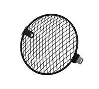 Cubierta Parrilla Faro Motocicleta Universal 7 Pulgadas Nuevo Metal Retro Motocicleta Faro Protector Cubierta Faro Rejilla De Malla Rejilla Faro Moto Protector(Diamond Lattice)