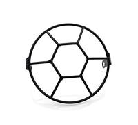 Cubierta Parrilla Faro Motocicleta Universal 7 Pulgadas Nuevo Metal Retro Motocicleta Faro Protector Cubierta Faro Rejilla De Malla Rejilla Faro Moto Protector(Football)