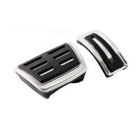 Cubierta Pedal Acelerador Freno Coche AT MT Para A3 8V S3 RS3 2012+ Cubierta De Pedal De Coche De Acero Inoxidable(AT 2pcs)