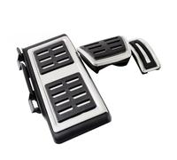 Cubierta Pedal Acelerador Freno Coche AT MT Para A3 8V S3 RS3 2012+ Cubierta De Pedal De Coche De Acero Inoxidable(AT 3pcs)