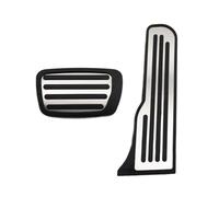 Cubierta Pedal Coche para Chevrolet para Camaro 2016-2021 LHD Solo 2X AT Auto Antideslizante Pedales Freno Combustible Kit De Cubierta De Almohadilla Accesorios Pedal Cubierta Acelerador