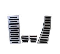 Cubierta Pedal Coche Para Civic 2006 2007 2008 2009 2010 2011 LHD Juego de pastillas de pedal Reposapiés de freno gas AT/MT Cubierta pedal coche Coche cubrepedales(MT)