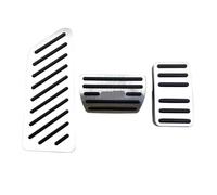 Cubierta Pedal Coche Para CRV CR-V 2017 2018 2019 2020 2021 2022 Pedales De Coche Almohadillas Antideslizantes Pedal Acelerador Piezas(Sliver 3pcs)