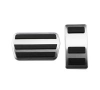 Cubierta Pedal Coche Para Ford Para Focus 2019+ Para Edge Para Lincoln Para Aviator LHD Cubierta pedal freno gas automóvil Almohadilla pedal reposo Coche cubrepedales(AT Pedal cover)