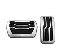 Cubierta Pedal Coche Para Ford Para Focus Para Kuga Para Escape Para Escort Para C-Max Para S-Max Para Mondeo Para Fusion MK4 Pedal Foot Rest Pedal Cubierta(2Pcs AT)